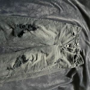 these jeans have a little flare at the bottom these are from target